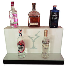 Load image into Gallery viewer, Bar Bottles Display LED Lighted Bar Stand Liquor Bottle Display Shelving Unit Organizer 2 Tier LARGE