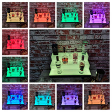 Load image into Gallery viewer, Bar Bottles Display LED Lighted Bar Stand Liquor Bottle Display Shelving Unit Organizer 3 Tier SMALL