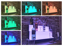 Load image into Gallery viewer, Bar Bottles Display LED Lighted Bar Stand Liquor Bottle Display Shelving Unit Organizer 3 Tier MEDIUM