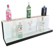 Load image into Gallery viewer, Bar Bottles Display LED Lighted Bar Stand Liquor Bottle Display Shelving Unit Organizer 1 metre length 2 Tier LARGE