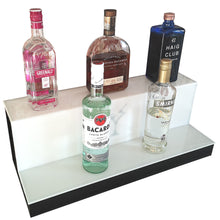 Load image into Gallery viewer, Bar Bottles Display LED Lighted Bar Stand Liquor Bottle Display Shelving Unit Organizer 2 Tier MEDIUM