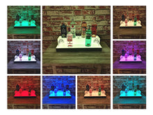 Load image into Gallery viewer, Bar Bottles Display LED Lighted Bar Stand Liquor Bottle Display Shelving Unit Organizer 2 Tier SMALL