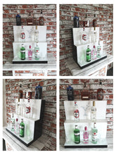 Load image into Gallery viewer, Bar Bottles Display LED Lighted Bar Stand Liquor Bottle Display Shelving Unit Organizer 3 Tier LARGE