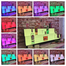 Load image into Gallery viewer, Bar Bottles Display LED Lighted Bar Stand Liquor Bottle Display Shelving Unit Organizer 1 metre length 3 Tier MEDIUM